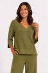 Blusa heritage pala larga verde